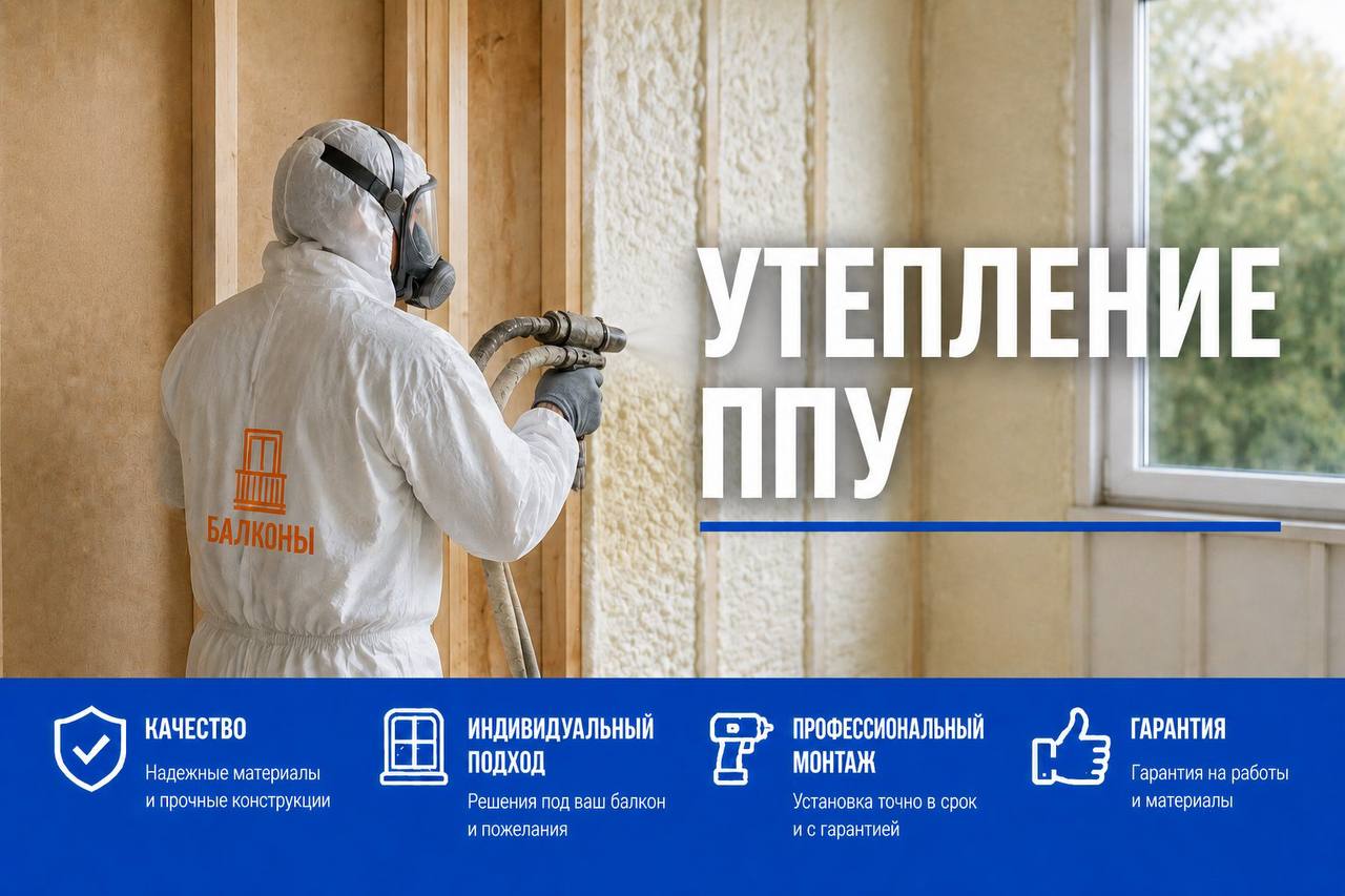 Утепление ППУ